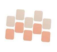 CLISPEED 10 pièces Lot de Tampons Carrés Moelleux pour Maquillage Visage Pelucheux pour Fond de Maquillage Poudre et Crème Usage Sec et Humide Accessoires Cosmétiques pour Femmes
