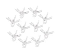 CLISPEED 10 pièces Pinces Transparentes pour Orchidées et Plantes Grimpantes Clips de Support Multifonction pour Tiges de Fleurs Résistantes et Faciles à Utiliser Accessoires Jardinage