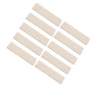 CLISPEED 10 pièces Plaquettes Frein Feutre pour Vélo Appartement Patins de Frein Fitness Feutre Beige Antibruit et Résistants pour Exercices Intérieur