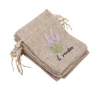 CLISPEED 10 pièces Sachets Lin avec Cordon Pochons Petit Format Toile de Jute Résistante pour Parfum Cadeaux Mariage et Fête Pochon Senteur à Remplir