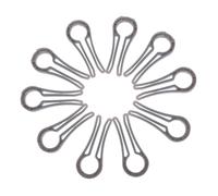 CLISPEED 10 Pièces Verrous de Sécurité pour Boutons de Cuisinière à Gaz Lot de Protection Garçon Fille Empêche les Jeunes Garçon Fille Allumer la Cuisinière à Gaz Réduisant Risques de Brûlu