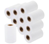 CLISPEED 10 rouleaux Lot Papier Thermique pour Caisse Enregistreuse Papier Impression et Compatible Pos Rouleaux Multipurpose pour Tickets de Carte Bancaire