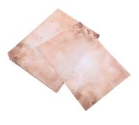 CLISPEED 100 Feuilles Papier à Lettres Vintage Double Face A4 Léger pour Scrapbooking et Cartes de Vacances, Absorption Rapide d'encre, Style Rétro Élégant et Artistique