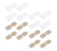 CLISPEED 100 Paires Cache-tétons Couleur Chair, Cache-poitrine Invisible, Nylon, Blanc, Poitrine, Sport et Port de Sous-vêtement, Hommes et Athlètes
