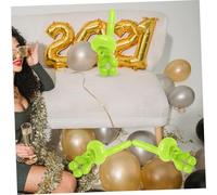 CLISPEED 100 pièces Ballons Modeler DIY Latex Vert pour Décoration de Fête Mariage Anniversaire Shower Bouquet Tressé Créatif et Décoratif