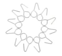 CLISPEED 100 Pièces Crochets S Métal pour Housse Siège Voiture Fixation et Facile à Installer Compatible Plupart des Coussins Auto Protection Siège Voiture Pratique