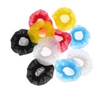 CLISPEED 100 pièces Housses de Microphone Jetables Protections Pare Vent pour Micro Portatif Capuchons de Remplacement Pratiques pour Ktv Enregistrement et Karaoké Couleurs