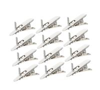 CLISPEED 100 Pièces Pinces pour Décoration Sapin Noël Pinces Crocodile Multifonctionnelles pour Fixer Ornements Clips Métalliques Résistants pour et