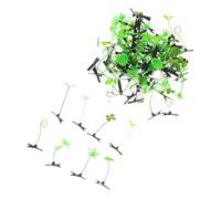 CLISPEED 100pièces Barrettes Plante Verte Et Fleur Épingles Cheveux Kawaii Tournesol Accessoires Cheveux Garçon Fille Pour Costume Fête