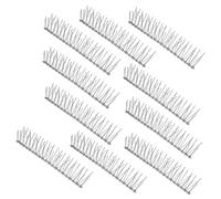 CLISPEED 10ensembles Pointe Acier Inoxydable Pointe Extérieure Fourniture Bricolage pour Oiseaux et Reptiles