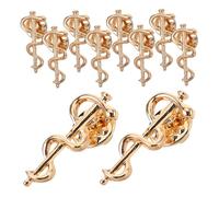 CLISPEED 10pièces Broche Serpent Vintage Pour Femmes Bijou De Médecin Infirmière à Porter Sur Vêtements Écharpes Robes Cols Pulls Chapeaux Corsages