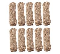 CLISPEED 10pièces Corde Jute pour Allumer Le Feu Ropes De Camping Extérieur Et Barbecue Outil Pratique De Survie Plein Air