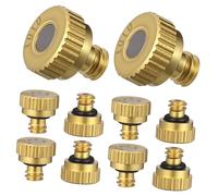 CLISPEED 10pièces Lot de Buse De Brumisation Basse Pression pour Systeme De Refroidissement Exterieur Et Buse De Pulvérisation pour Irrigation De Serre Et Aménagement Paysager