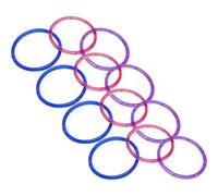 CLISPEED 12 pièces Anneaux Acryliques pour Mobiles DIY Cercles Colorés pour Suspendre Accessoires Légers et Durables pour Capteurs de et Décorations Extérieures