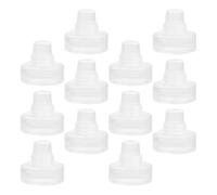 CLISPEED 12 PièCes Bouchon en Verre T De Bouteille pour Vin Et Spiritueux avec Joint en Silicone Transparent pour Scellement HerméTique