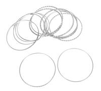 CLISPEED 12 Pièces Bracelets Multicouches Argenté pour Femmes Bijoux Boho Élégants pour Fêtes et Usage