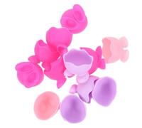 CLISPEED 12 pièces Coffret de Coquetiers Silicone pour Oeufs Accessoire de Cuisine Pratique pour Cuisson Au Micro Ondes et Au Four pour Oeufs Durs et Pocheés Couleurs Couleur Aléatoire