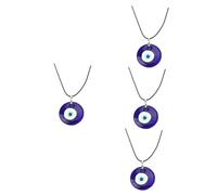 CLISPEED 12 Pièces Collier Oeil œil pour décor de collier simple pendentif bijoux nom vintage décor suspendu au cou homme décoration homme Un verre Bleu