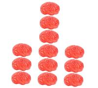 CLISPEED 12 Pièces Décorations Humain Réalistes Vinyle pour Halloween Accessoires Effrayants Simulation Organes Humains pour Décorations de Fête