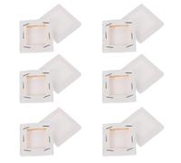 CLISPEED 12 pièces Lot de Mini Toiles à Peindre avec Cadre Panneaux de Toile Vierge Coton pour Peinture à Huile DIY Cadres de Peinture Rigides et Tendus pour Artistes et Étudiants