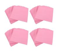 CLISPEED 120 Pièces Serviettes Papier Jetables Roses pour Fête Mariage Anniversaire Cocktail Napkins Décoratives Multifonctionnelles pour Table et Salle de Bain