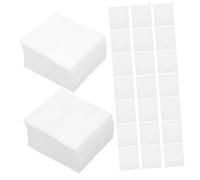 CLISPEED 1200 pièces Lingettes Démaquillantes Ultra Absorbantes Pour Ongles Visage et Yeux Serviettes Faciales Légères pour Nettoyage et Retrait Vernis Coton Fin pour Usage Professionnel