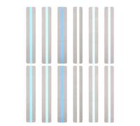 CLISPEED 12pièces Bandes de Lecture Guidée Pet Marque-pages Dégradés Colorés pour Suivi de Lecture Aide Visuelle pour Dyslexie et Étudiants
