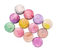 CLISPEED 12pièces Boîte Rangement Dragées Métallique Boîte Bonbons Diy Ronde Légère Et Portable Mariage Contenant Sucreries Décoratif