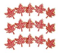CLISPEED 15 pièces Broches Érable Métal pour Sac à Dos et Revers Accessoires Automne Élégants Pin Drapeau Canada Bijoux Canadien pour Femmes et Hommes Souvenirs Thanksgiving