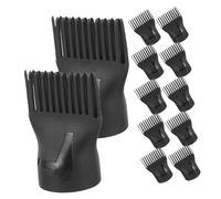 CLISPEED 15 pièces Peignes Embouts Sèche-cheveux Résistants Haute Température pour Coiffage Professionnel Accessoires Compactes et Légers pour Protection Cheveux Secs Abîmés