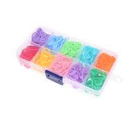 CLISPEED 150 Marqueurs de Mailles pour Tricot et Crochet en Abs Clip Résistant, 10 Couleurs Vives, Lot de 150 Pièces pour Broderie et Patchwork