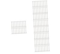 CLISPEED 150 Pièces Os Plastique Réalistes pour Décoration Halloween Accessoires Squelette et Réutilisable pour Fêtes à Thème Préhistorique et Décorations Tabletop