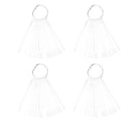 CLISPEED 150pièces Nuancier Ongles Éventail pour Manucure Cartes de Couleur Vernis à Ongles Réutilisables pour Artistes Ongulaires Présentoir Pratique pour Comparaison Couleurs