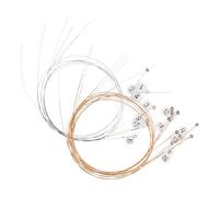 CLISPEED 16 pièces Jeu de Cordes Robustes Acier pour Lyre Accessoires Durables et Remplacement Facile pour Harpe Lyre Sonorité Claire et Résonance Riche