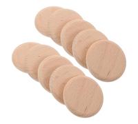 CLISPEED 16 Pièces Lot de Jetons Ronds pour Jeux de Société Pièces Artisanales Non Éléments Polyvalents pour DIY Décoration et Éducation