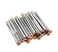 CLISPEED 16 Pièces Vis Expansibles à Tête Plate pour Installation de Portes et Fenêtres Fixations Murales Universelles et Montage Facile et Rapide pour Murs