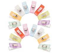 CLISPEED 160 Pinces à Quilting en Plastique Multicolores - Pinces à Coudre Multi-Usages pour Patchwork DIY et Loisirs Créatifs - Clips de Reliure sans Endommager Tissus - Ensemble 160
