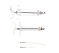 CLISPEED 1Ensemble Kit Alimentation pour Oiseaux de avec Tubes et Ronds Accessoires pour Perroquets et Autres Oiseaux Malades