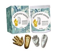 CLISPEED 1ensemble Kit De Moulage De Mains Souvenirs Nés Activité Créative Pour Célébrer Les Jours Naissance Matériaux Sûrs Et Non Toxiques