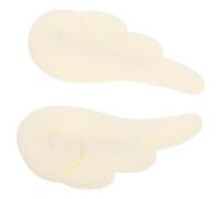 CLISPEED 1paire Pinces à Cheveux Ailes Ange Peluche Blanche Barrettes Mignonnes pour Filles Accessoires Cheveux Décoratifs pour Fêtes et Usage Quotidien