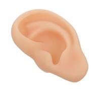 CLISPEED 1Pièce Oreille Silicone Réaliste pour Formation Médicale Simulation Oreille pour Pratique Acupuncture et Affichage Matériaux Réutilisable