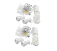 CLISPEED 2 Ensembles Blind Cord Winder with Replacement Cord for Roller Blinds Tilt Mechanism for Smooth Light Control and Privacy Adjustment