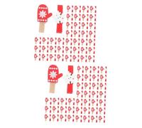 CLISPEED 2 Ensembles Clips De Notes De Noël Arbre De Noël Ornements De Noël d'or Arbres De Noël Décoration De Noel Decor Noel Clips Mémo De Noël Photoclips De Noël en Bois 100 Pièces * 2