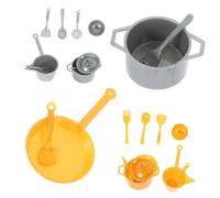 CLISPEED 2 Ensembles Miniature Cuisine Ustensiles de Table Décoratif pour Maison de Poupée Accessoires Miniatures pour Éducation Garçon Fille et Décoration