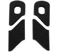 CLISPEED 2 Ensembles Protections de Manivelle de Vélo Noir en Silicone | Installation Rapide sans Outil, Surface Lisse Facile à Nettoyer, Protège Impacts et Rayures