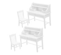 CLISPEED 2 Ensembles Realistic Openable Drawers Miniature Furniture for School Activities and Family Games Creative Role Playing Toy