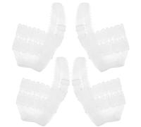 CLISPEED 2 Paires de Lacets à Talons Hauts Détachables et Réglables en Dentelle Blanche Accessoires Pratiques pour Chaussures Élégantes, pour Personnaliser Vos Talons