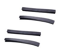 CLISPEED 2 Paires Pare-Chocs de Plateau en Caoutchouc Silicone, Rainure U | Résistance à L’abrasion, Imperméable et Supportant la Chaleur, Protège des Éclats, pour Fishboard et Planche