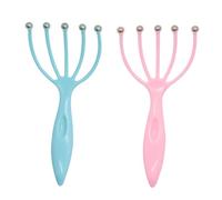CLISPEED 2 Pièces Accessoire de Massage Portable à Cinq Doigts pour Relaxation Profonde pour Maison Voyages pour Parents et Couleurs