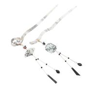 CLISPEED 2 Pièces Ancient Style Hairpins With Artistic Watercolor Design For Elegant Hairstyles Vintage Hair Accessories For Weddings And Cultural Events